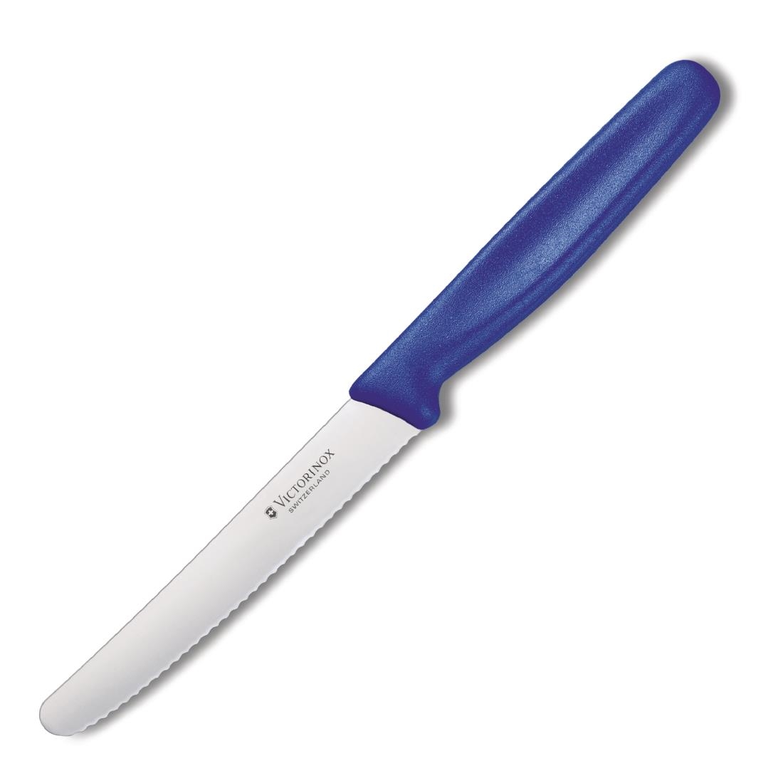 Victorinox Serrated Tomato Knife Blue 11cm