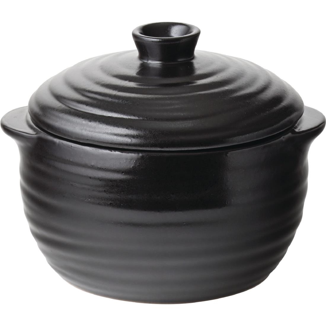 Utopia Tribeca Casserole Dish Ebony 0.65Ltr (Pack of 6)