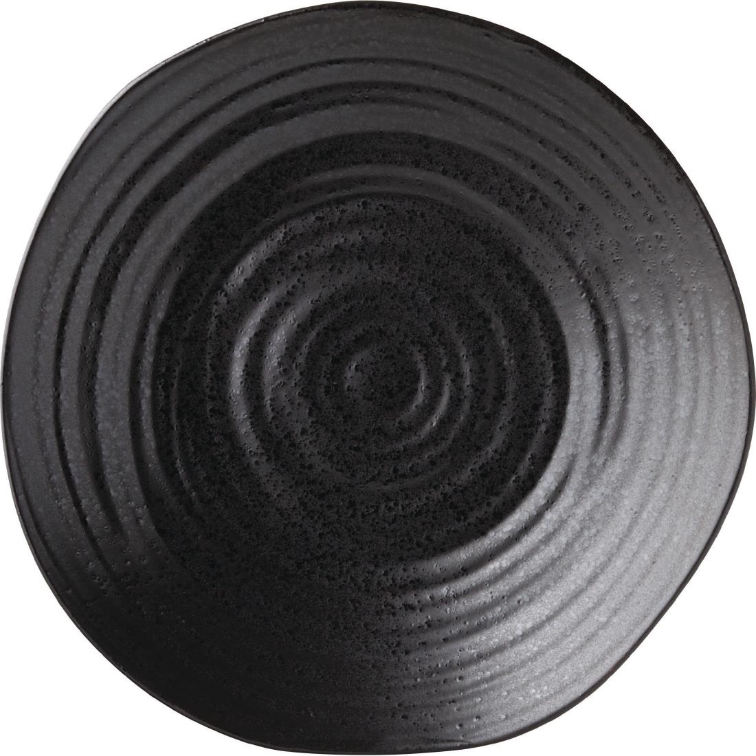 Utopia Tribeca Starter Plate Ebony 210mm (Pack of 6)