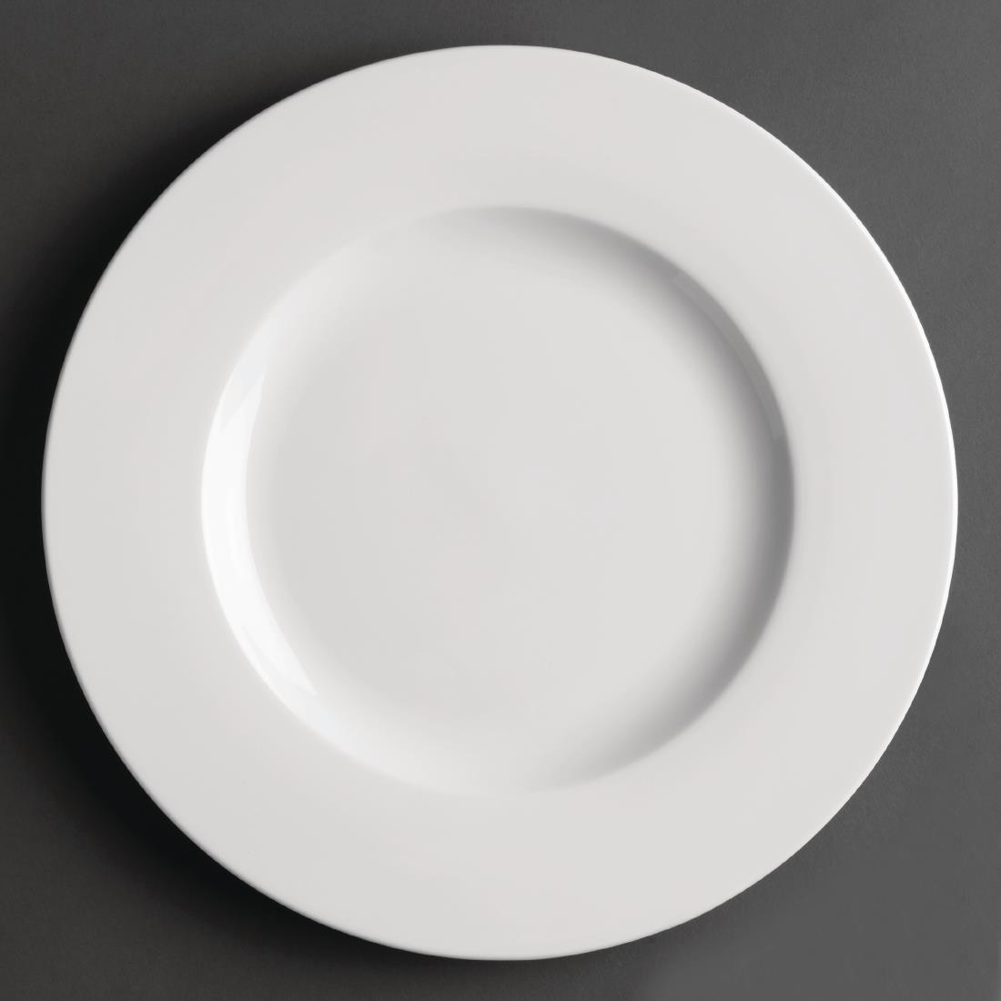 Royal Porcelain Maxadura Wide Rim Flat Plate 285mm (Pack of 12)