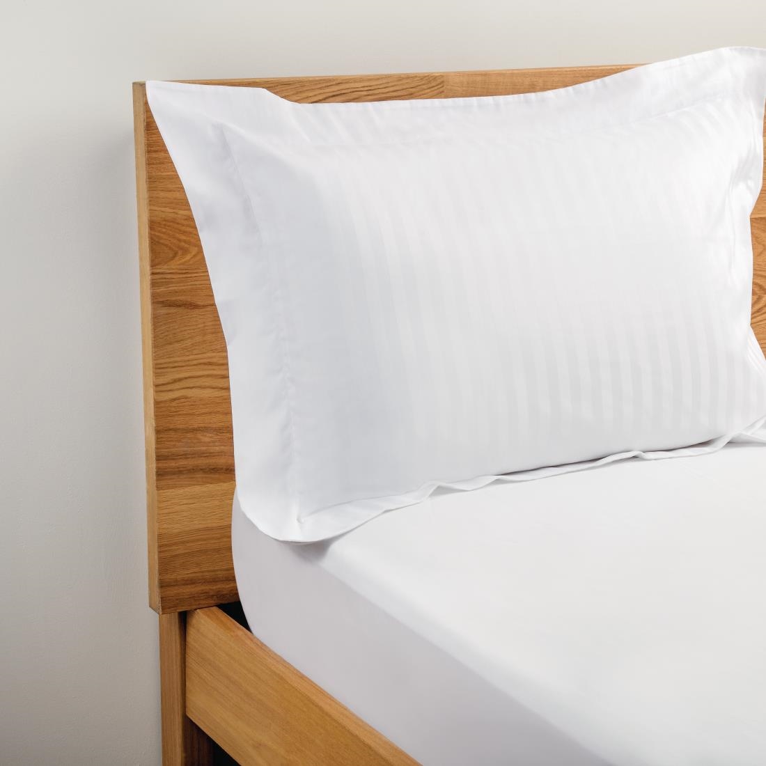 Mitre Comfort Satin Oxford Pillowcase White (Pack of 2)