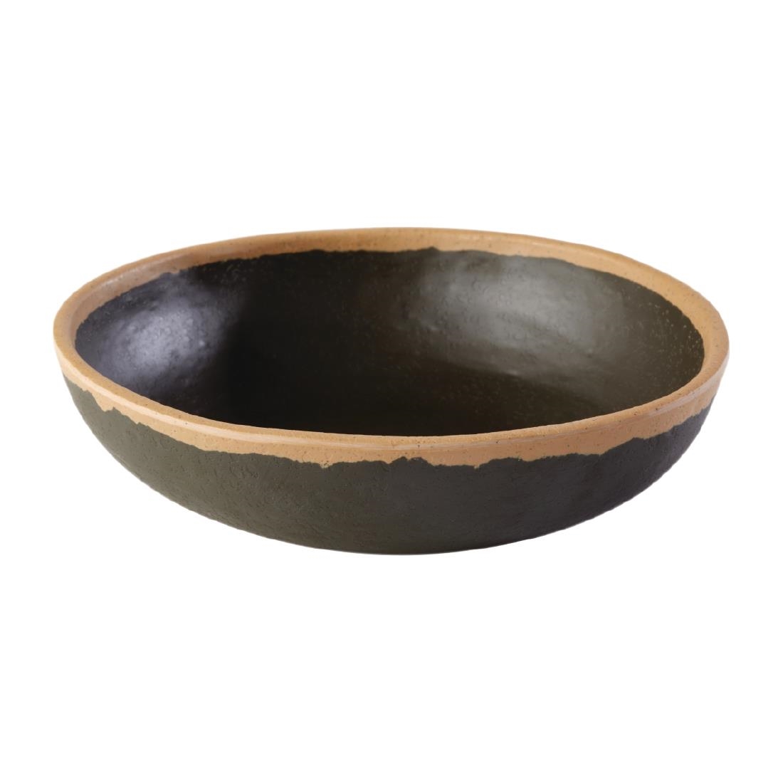 APS Crocker Low Bowl 165mm Brown