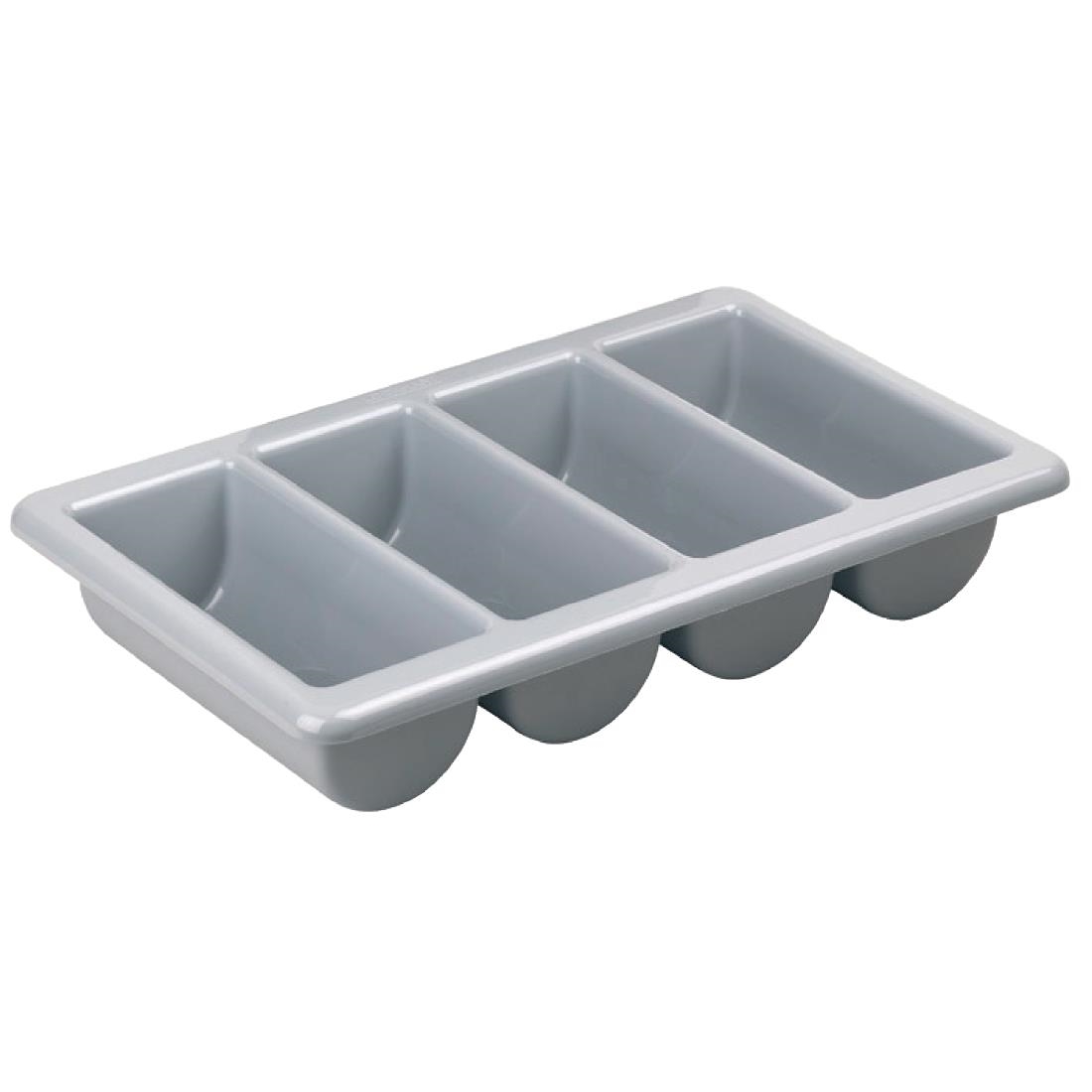 Olympia Kristallon Stackable Plastic Cutlery Tray Large