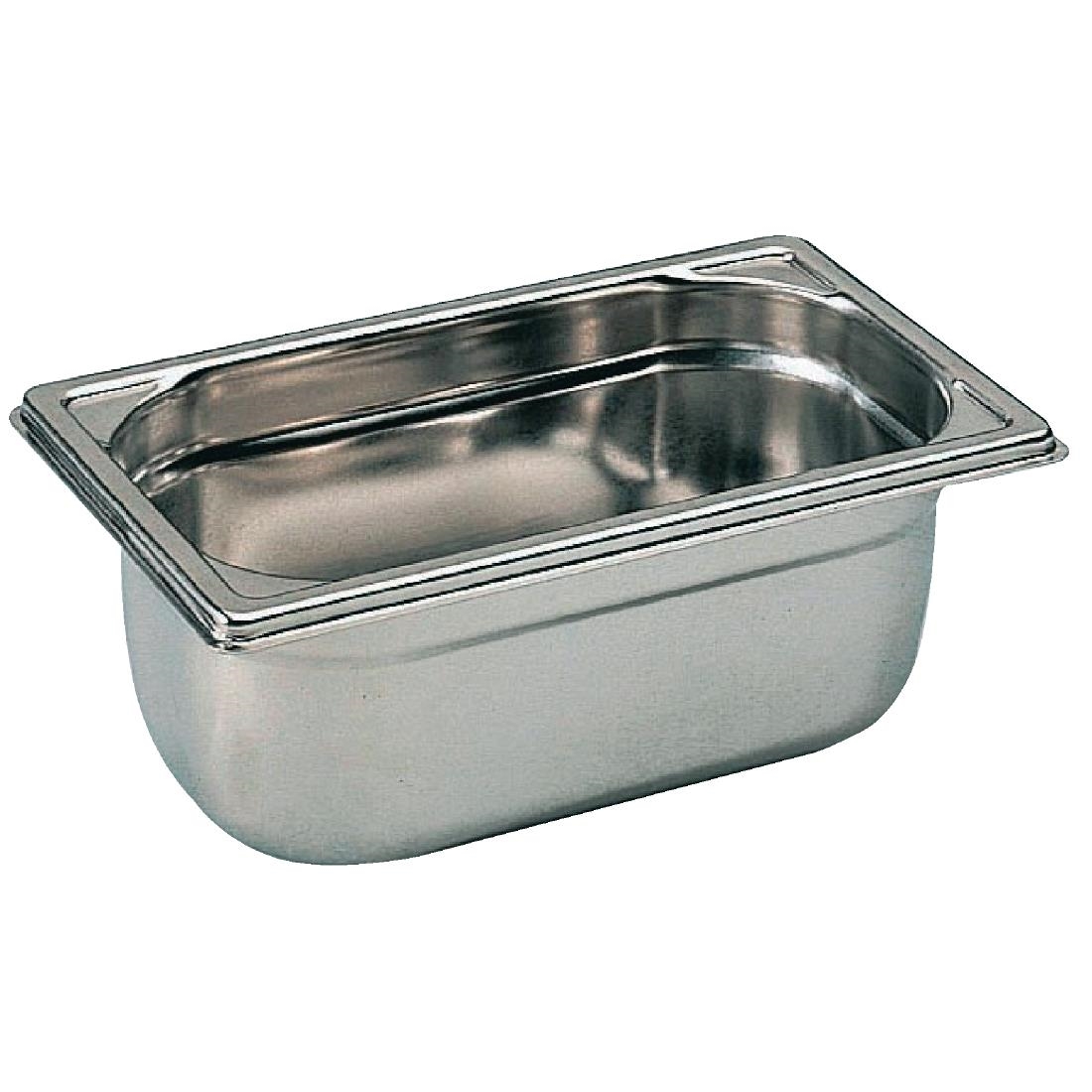Matfer Bourgeat Stainless Steel 1/4 Gastronorm Pan 65mm