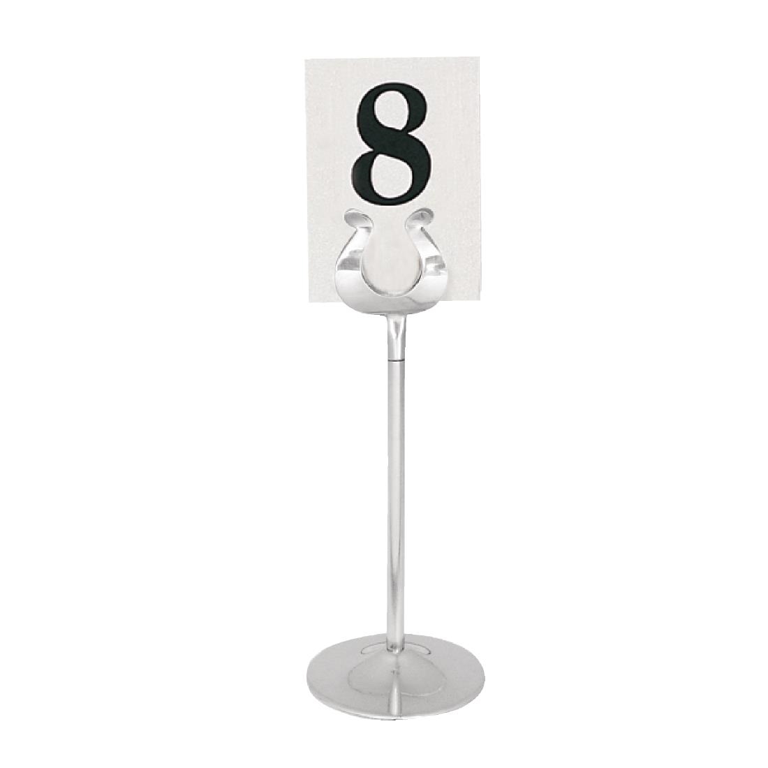 Stainless Steel Table Number Stand 205mm