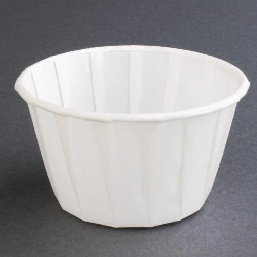 Fiesta Disposable Paper Sauce Pots Medium 59ml / 2oz (Pack of 250)