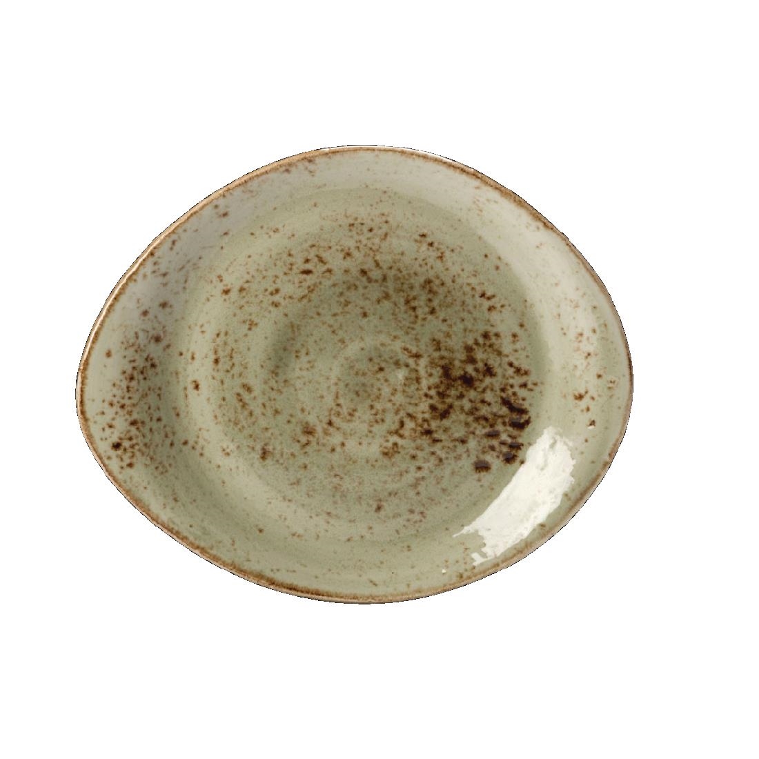 Steelite Craft Green Freestyle Plates 255mm (Pack of 12)