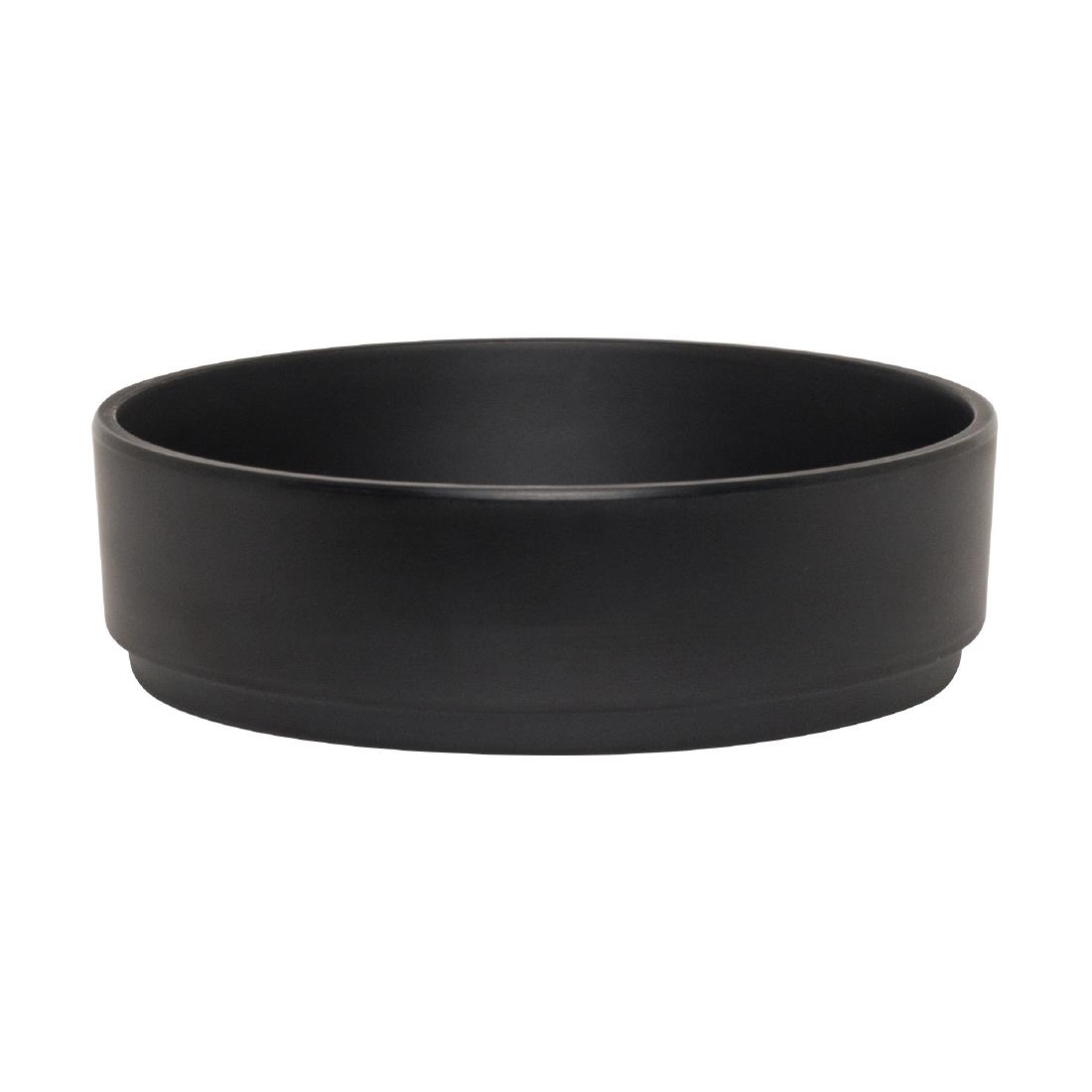 Steelite Cali Black Stack Bowl 159mm Dia 48mm H 590ml (Box 6)(Direct)