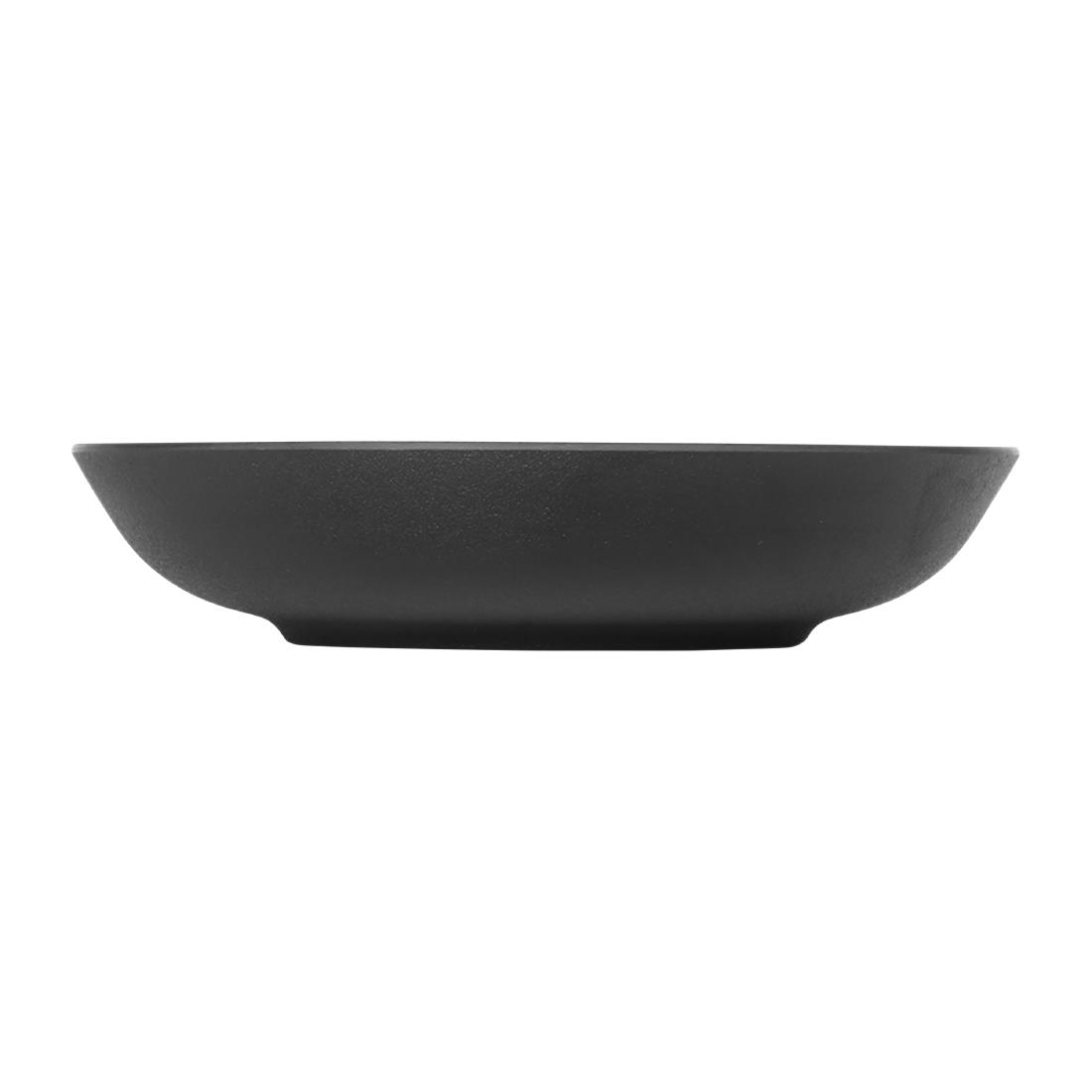 Steelite Hermosa Black Round Coupe Bowls 224mm (Pack of 6)