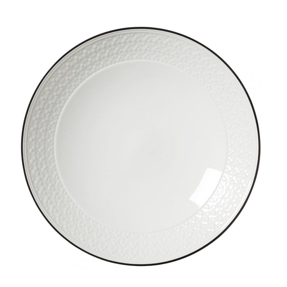 Bead Black Band Coupe Bowl 25.25cm 120.25cl (10 42 3/10oz) - 1406X0122 (Pack of 12)