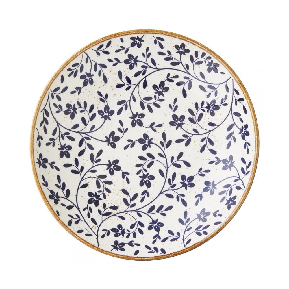 Flora Blue Coupe Bowl 25.5cm 120.25cl (10 42 2/7oz) - 18000569 (Pack of 12)