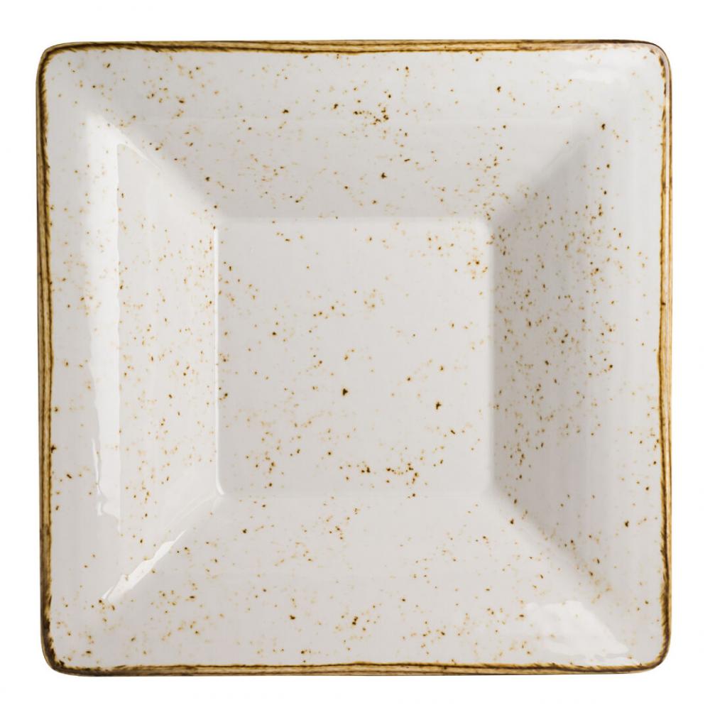Craft White Square Pebble Bowl 34.3 x 7.6cm 2.8Ltr (13 1/2 x 3 3qts) - 68A632EL865 (Pack of 6)