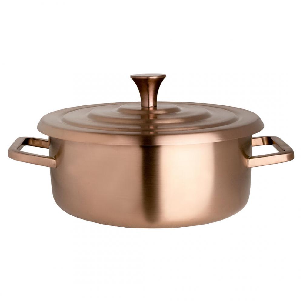 Homestyle Brushed Bronze Round Chafer 30.5 x 25.4 x 12.7cm 1.9ltr (12 x 10 x 5 2qts) - 7353MW300
