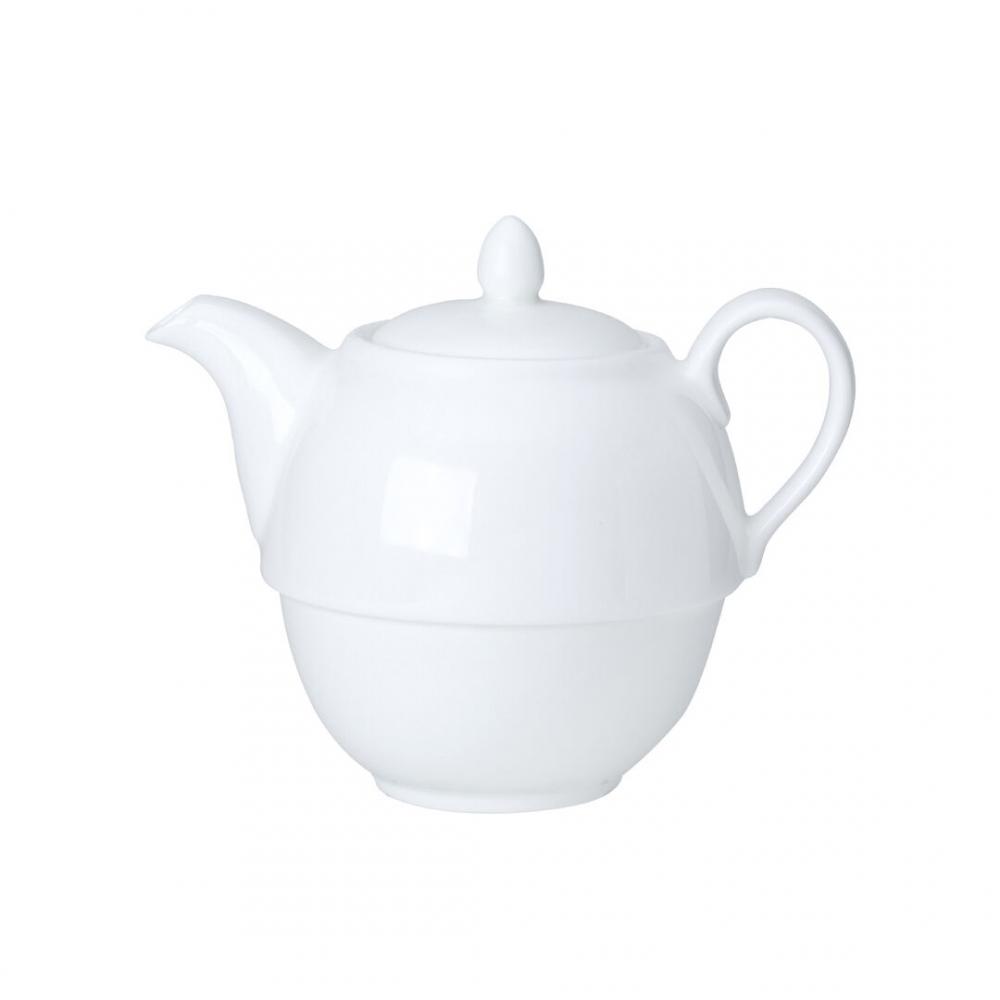 Coupe Tea For One Teapot 12.4cm 46cl (5 16oz) - 82000AND0411B (Pack of 6)