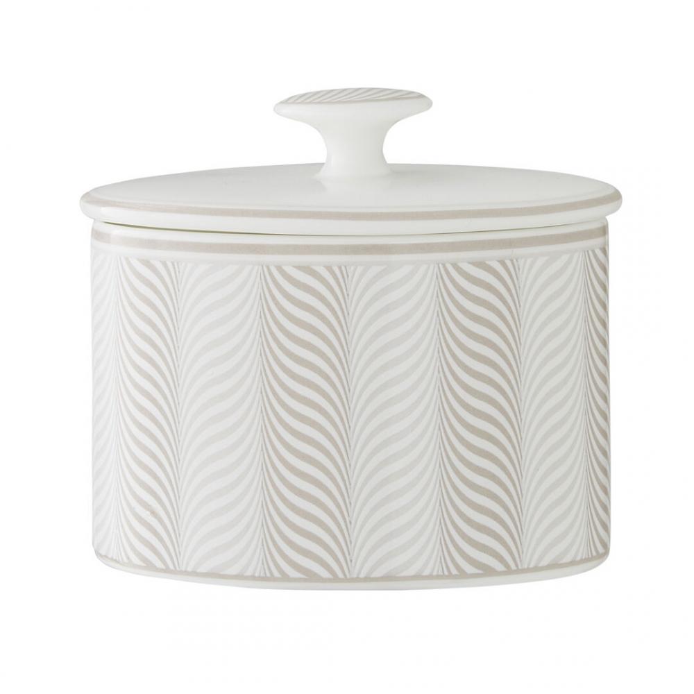 Bakewell Taupe Coupe Oval Sugar 9cm 22.5cl (3 1/2 8oz) - 82122AND0335 (Pack of 12)