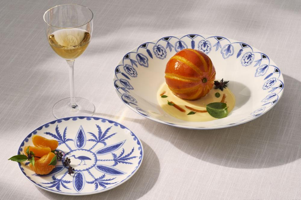 Sultan's Garden Blue Large Coupe Bowl 23cm 2Ltr (9 1/6 70oz) - 82124AND0150A (Pack of 6)
