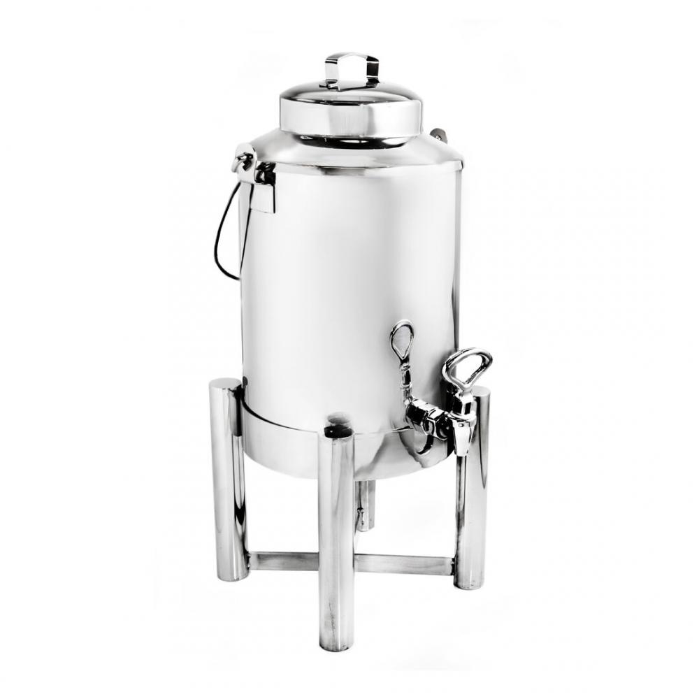 Tempo Milk Dispenser With Ice Sleeve 27.9 x 50.8cm 5.2ltr (11 x 20 5 1/2Qrt) - DW055MLWSS