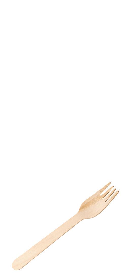 Economy Birch Wood Fork 6.25 (16cm) - F90221-000000-B01010 (Pack of 10)