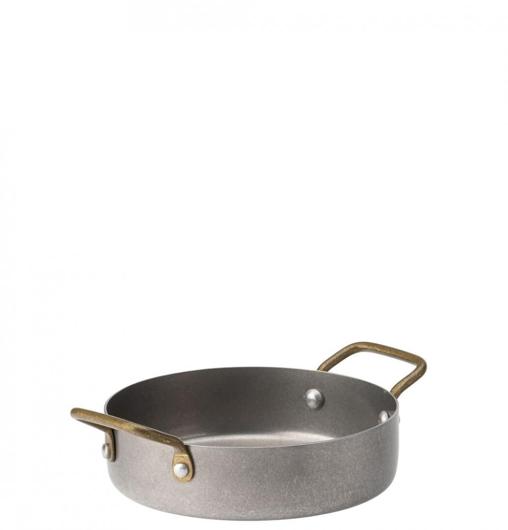 Vintage Steel Mini Casserole Dish 5 (12.25cm) - F91408-000000-B01006 (Pack of 6)