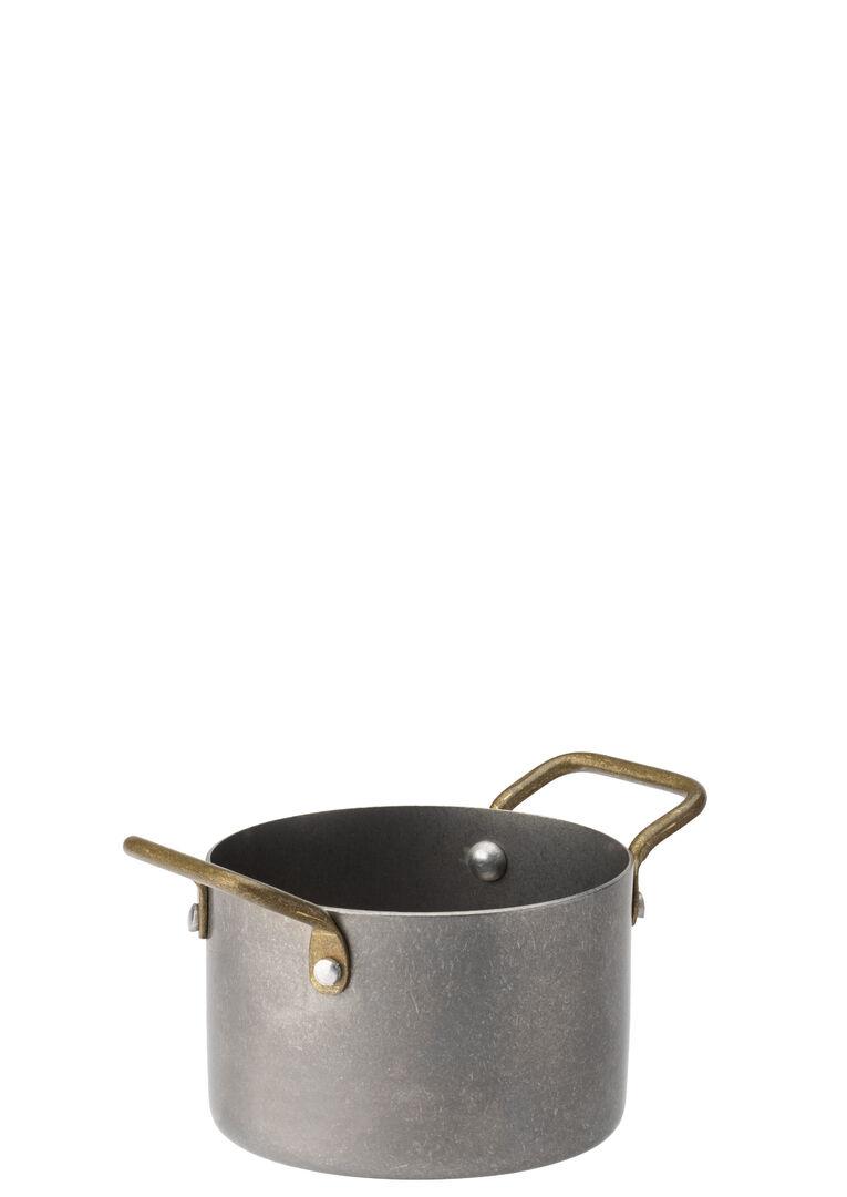 Vintage Steel Mini Casserole Dish 3.5 (9cm) - F91409-000000-B01006 (Pack of 6)