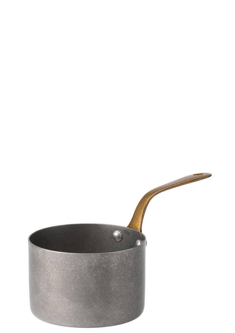 Vintage Steel Mini Sauce Pan 3.5 (9cm) - F91412-000000-B01006 (Pack of 6)